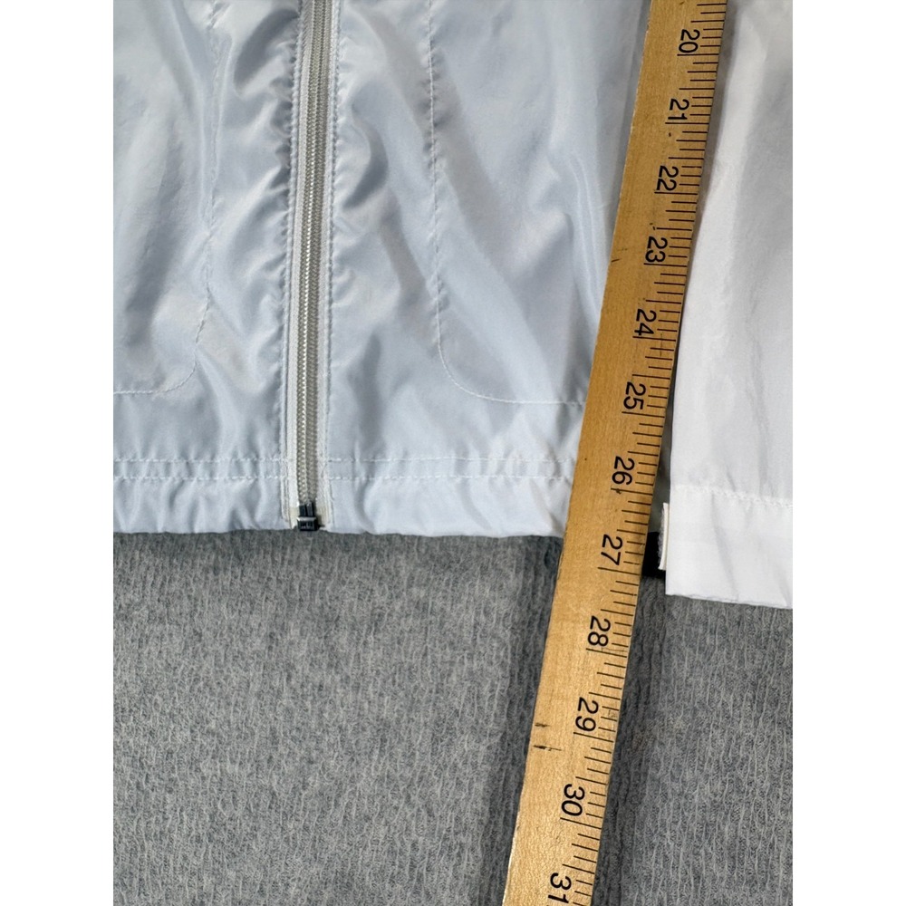 Columbia Performance Water Resistance Hooded Rain Jacket (Women's XL) White - Picture 6 of 12